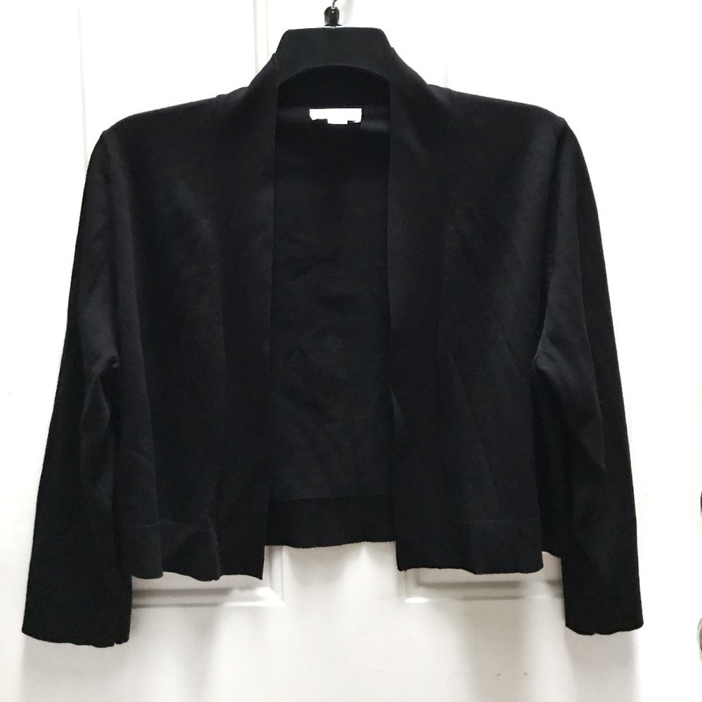 Calvin Klein cropped black cardigan XL